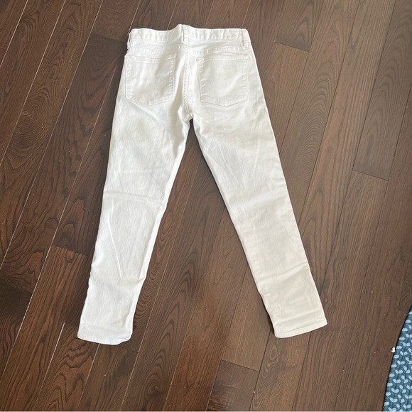 J crew low waisted toothpick white jeans - Picture 4 of 4